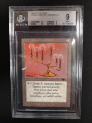 Candelabra Of Tawnos BGS 9 MINT Antiquities MTG Magic Graded Card